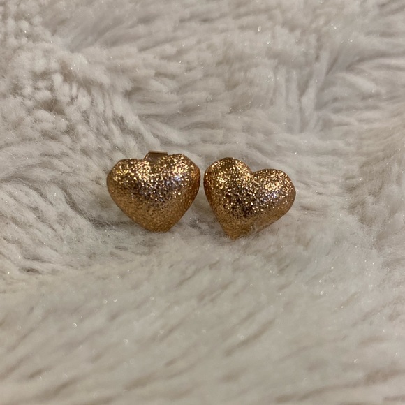Sparkly Heart Earrings